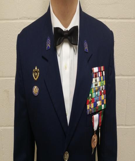 Enlisted members do not need to wear two sets of ranks on the semi-formal uniform. 3. The Silver Name Tag will not be worn on the semi-formal dress uniform. 4.