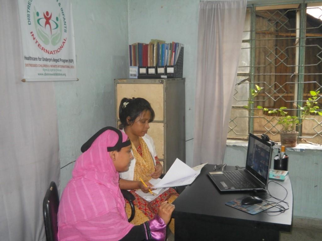 Program April, 2015 DCI has been operating telemedicine service for the slum dwellers since January.