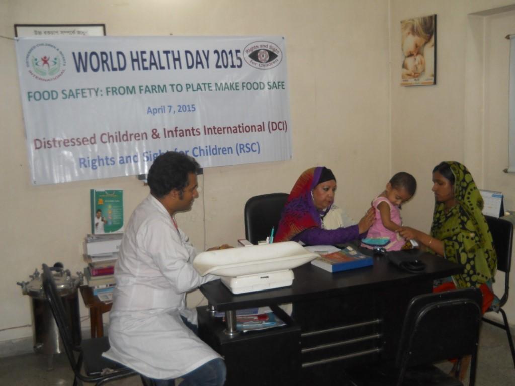 Ruby K Hossain, DCI Los Angeles, USA representative participated in this month s seminar. Adolescent Girls April, 2015 Awareness classes were arranged for the adolescent girls in the Health Clinic.