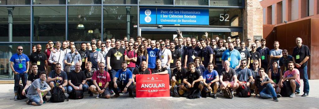 ANGULAR CAMP Meeting of program developers, using ANGULARJS code, created by Google Initiative of the Barcelona community Angular Beers,