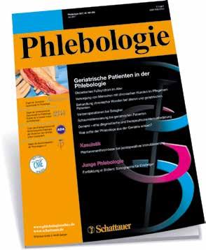Official organ of the German and Swiss Phlebological Society Free online access to all articles, even to the online archive dating back to 1998! All publications available in English too, since 2013!