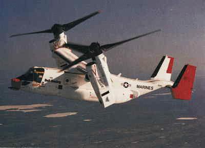 V-22 Osprey On May 1, 2001, a Blue Ribbon panel formed by then-secretary of Defense William Cohen to review all aspects of the V-22 program reported its findings and recommendations during