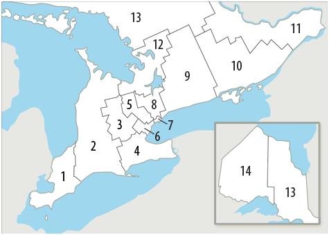 216 Ontario Hospitals Maternal-Child Services Report Provincial Council for Maternal and Child Health Definitions and Acronyms Local Health Integration Networks 3 4 Erie St.
