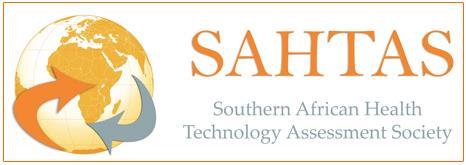 First Conference on 11 and 12 September Some Objectives: (paraphrased) To promote the science and practice of HTA in the Southern African region in close collaboration with national, and provincial
