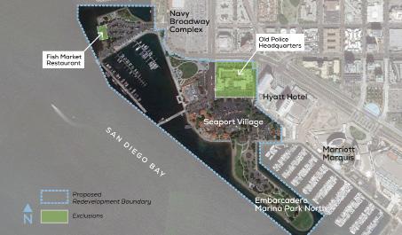 CENTRAL EMBARCADERO PRESENTED BY SHAUN SUMMER The Central Embarcadero on San Diego Bay is considered the jewel of waterfront development opportunities, with its location close to downtown, the