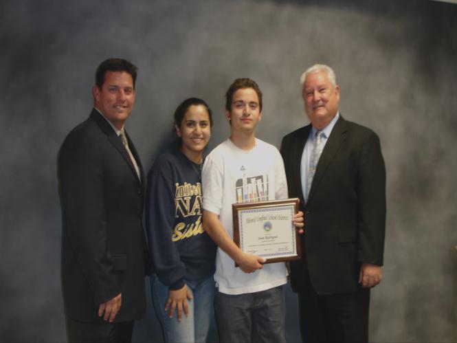 District Newsletter Board Recognitions Page 4 of 7 Student of the Month La Sierra High School is proud to recognize Juan Rodriguez as the Alvord Unified School District Student of the Month for May