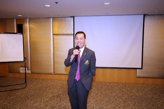 PDG Eugene Fong, Chair of the District Membership Committee, was invited to give a brief introduction on Strategy on Membership Growth & Retention, with some updated figures from the previous Rotary