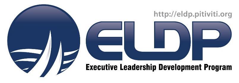 ELDP Application for 2018-2019 Thank you for your interest in applying for the Executive Leadership Development Program (ELDP) sponsored by the Graduate School USA's Pacific and Virgin Islands