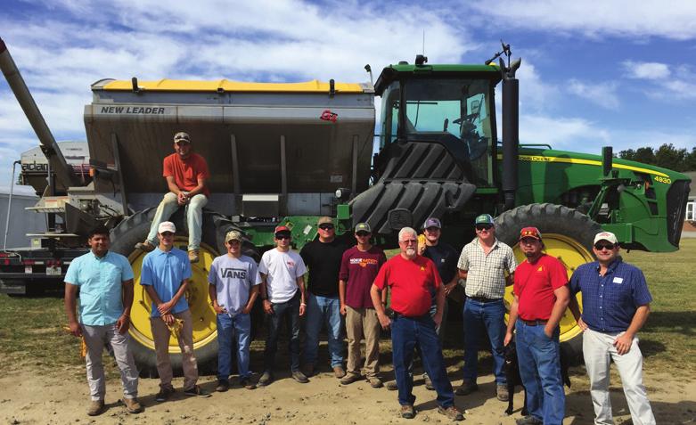 Some of the technologies featured were new variable rate sprayers, grain combines that can adjust themselves to reduce harvest loss, and advanced soil mapping tools.