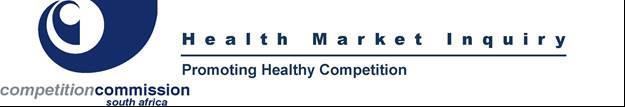 Health Market Inquiry Standard Operating