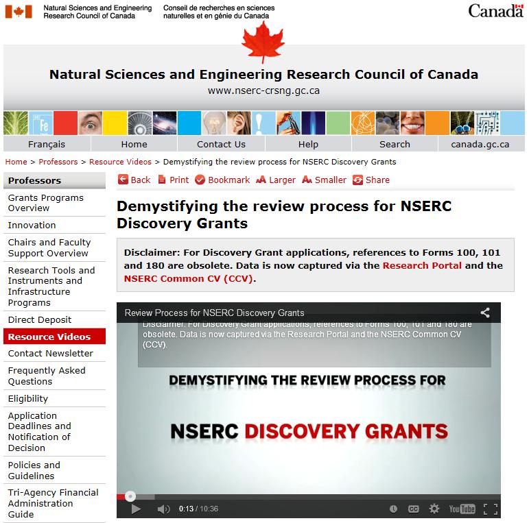 Evaluation Process Overview Demystifying the review process for NSERC Discovery