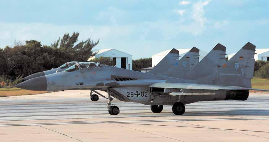 received pilot training in the United States combined with the MiG-29 s technical capability equates to a most formidable air-toair adversary.