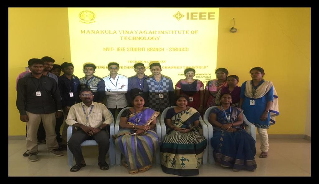 MVIT- IEEE student branch organaized Tech-Talk competition titled Cutting Edge Technologies that