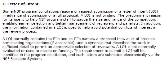Slide 22 Types of Proposal Submissions Letters of