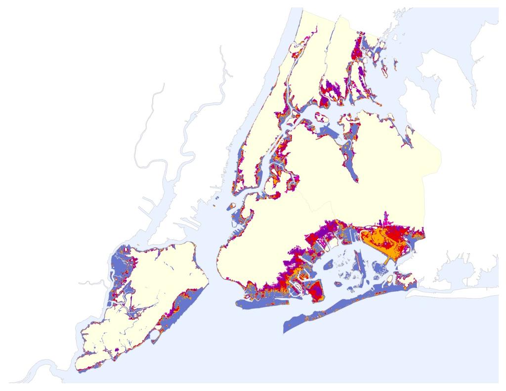Project Motivation: Climate Change/ 21 st Century Threats Projected floodplain for the 2020s and 2050s 100 year Floodplain* 2013 PFIRMs 2050s Projected Change (%) Residents 400,000 808,900 102% Jobs