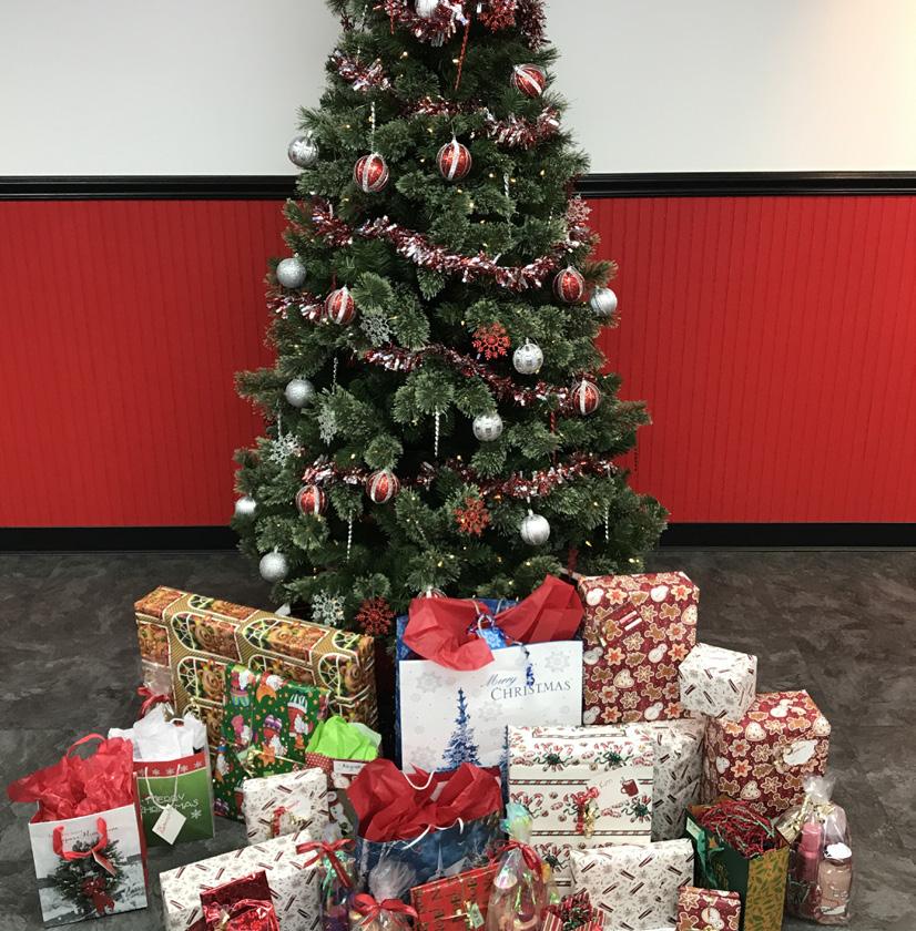 In 2017, employees set a goal to raise $1,500 to help provide toys for children in Hardin and surrounding counties.