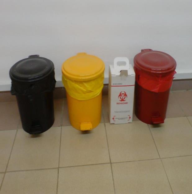 risk of spillage, and is well labelled. No healthcare waste other than sharps should be deposited in sharps containers.