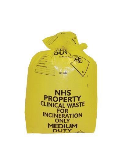 Recommended color coding system for primary HCFs in Nigeria Black Yellow Non-risk waste of category infectious waste and highly infectious waste sharps collected in yellow, puncture-proof containers