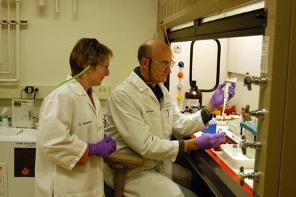 OPCW Technical Secretariat Scientists from Lawrence Livermore National Laboratory s Forensic Science Center prepare a sample for OPCW testing.