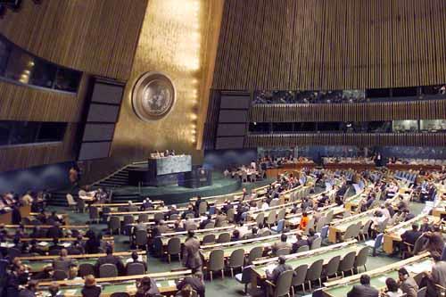 United Nations General Assembly 193 UN Member States Considers general principles of cooperation in the maintenance of international peace and security, including the principles governing disarmament