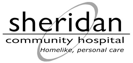 Sheridan Community Hospital COMMUNITY HEALTH NEEDS