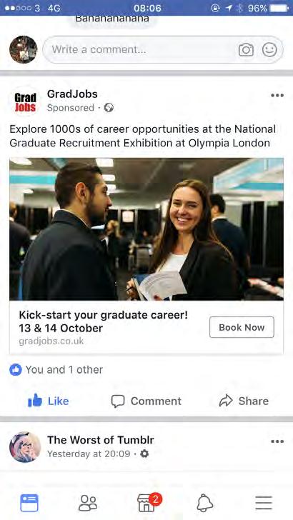 The National Graduate Recruitment Exhibition has its own dedicated Facebook page, LinkedIn group and Twitter feed.