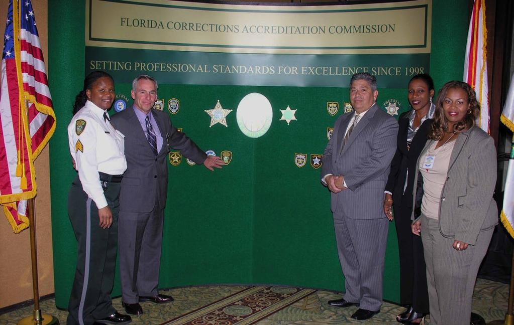 The Commission s first order of business was to grant initial accreditation to the Miami Dade County Corrections and Rehabilitation Department s Turner Guilford Knight Facility, and the