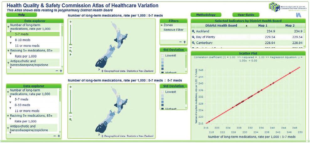 New Zealand Atlas of Healthcare Variation Health care variation reporting has been shown internationally to be a powerful tool for improving appropriateness of care through highlighting overuse,