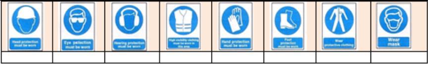 Work Method (Key steps, techniques, tool/equipment/plant usage, control of work area) PPE Requirements: Additional Health and Safety precautions (Safeguards, supervision etc) Welfare Facilities (WC,