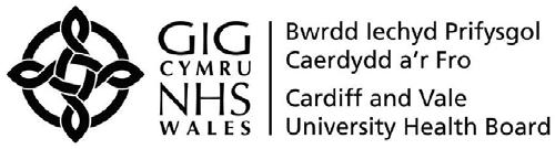 CARDIFF AND THE VALE UNIVERSITY HEALTH BOARD Stakeholder Reference Group Meeting 9.00 11.