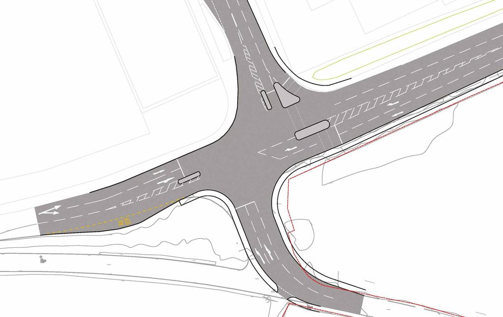 Junction Plan Highways and Traffic Access Access to the site for cars, bicycles and pedestrians would be provided from a shared access point on Coppice Lane.