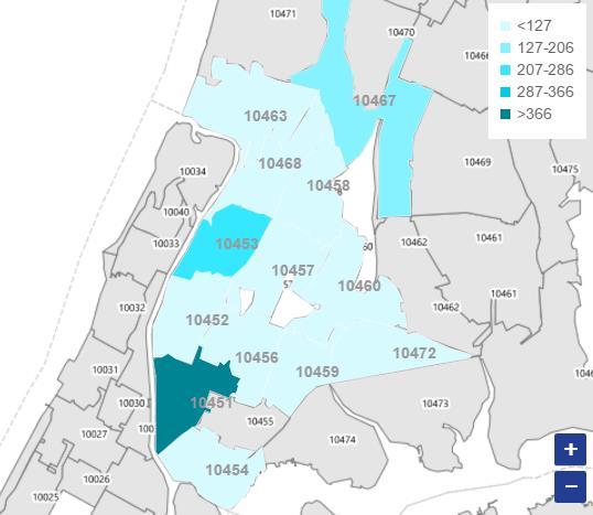 Geographic Hot Spot in the Bronx: Potentially Preventable ED Visits for Patients