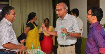 incubatees MM Murugappan (chair, Murugappa Group):