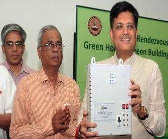 2016 - Ho le Minister (of Power, Coal, Renewable Energy and Mines) Piyush Goyal's rendezvous with Green Building, Green Home & Green Transport