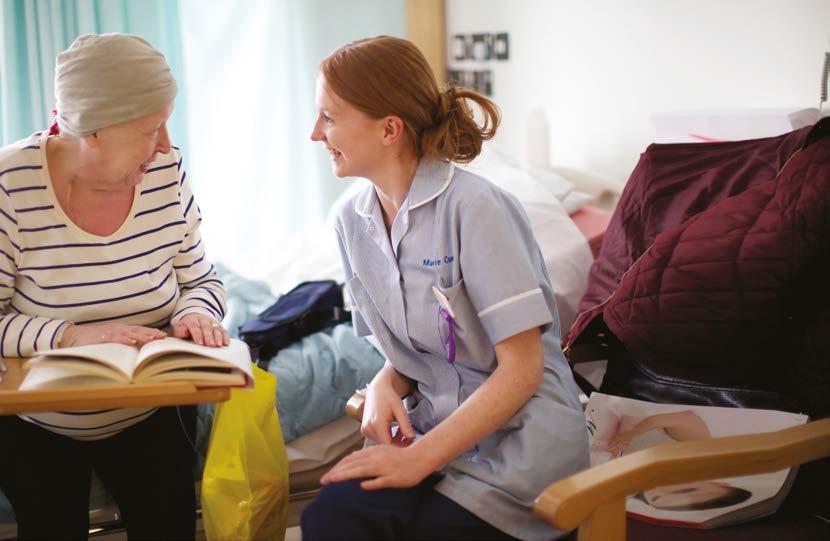 Some of the people we care for come in to the hospice while others are supported by our community services.
