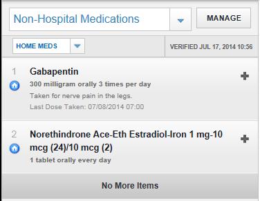 The text "(Pre-Arrival)" displays in green next to pre-arrival medications.