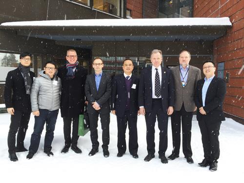 On this seminar, Shangyu signed the collaboration agreement with Copenhagen Bio Science Park to work together to promote the communication and collaboration
