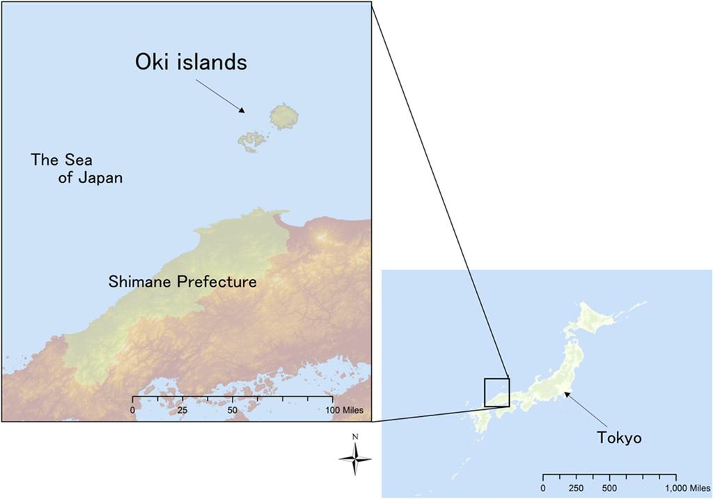 Nojima et al. Human Resources for Health (2015) 13:39 Page 3 of 11 Fig. 1 Map of the Oki islands.