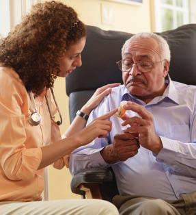 In conversation Health care at home care, social care and acute care the type of benefits that come up are different to each organization, he says.