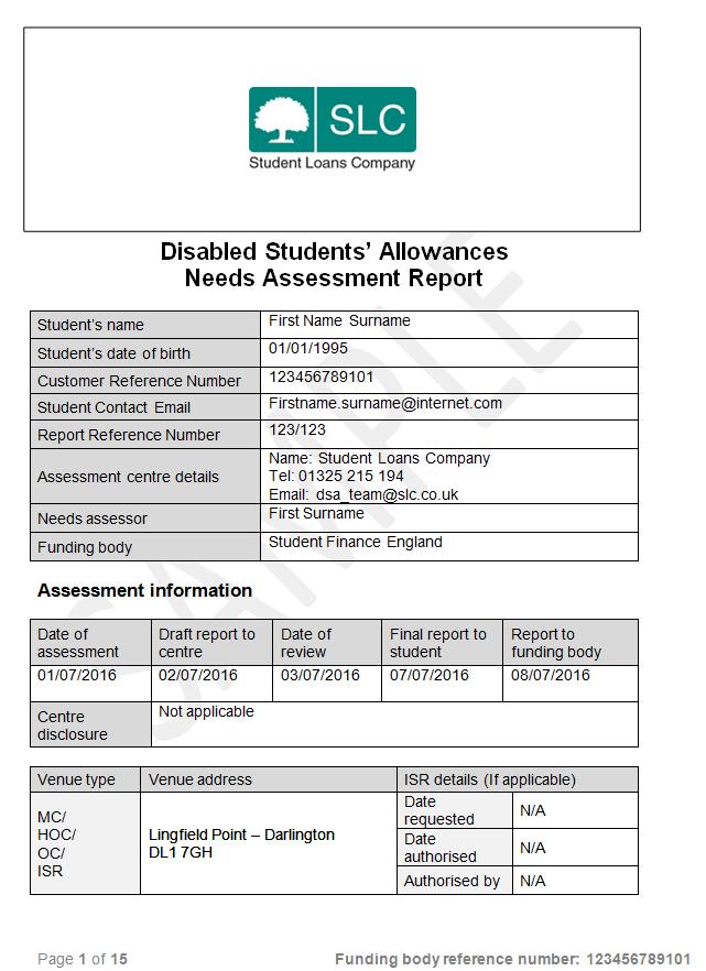 Our Achievements Needs Assessment Report Template Consistency More accurate when processing Fair - same information for all students Enables external reporting Enables the assessment of any impact