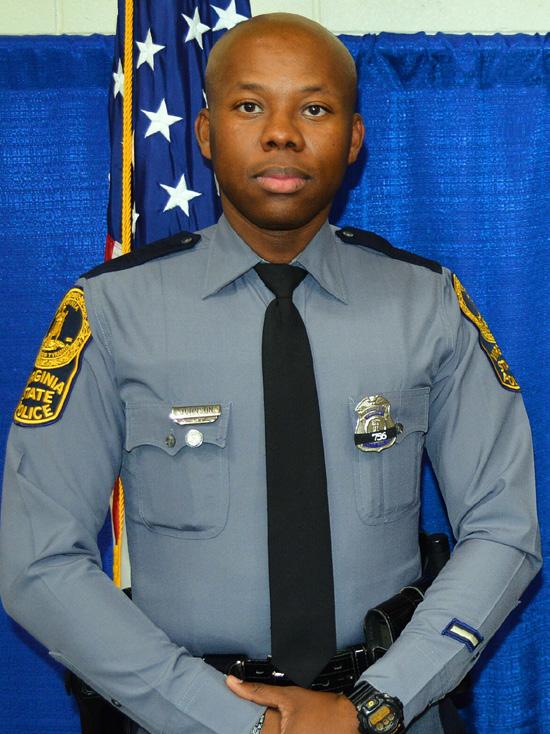 Virginia State Police Special Agent Travis W. Keeter Trooper Jamell R.