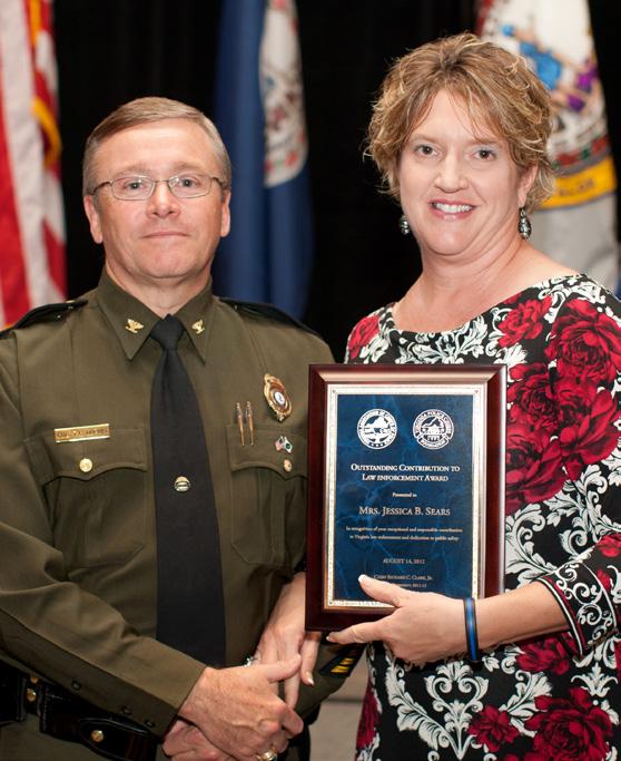 2017 President s Award Jessica Sears Younce Since 2008, Jessica Sears Younce has been dedicated to working with the law enforcement profession to increase awareness of the potentially harmful effects