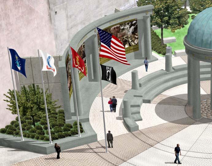 WWII MEMORIAL TAKES SHAPE DHM Design, the firm awarded the