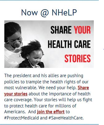 Click here to share your story about Medicaid and