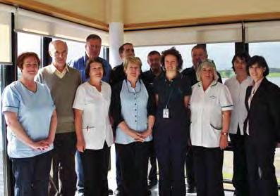 Staff pictured during the move to the new St. Brendan s Community Nursing Unit in Loughrea.