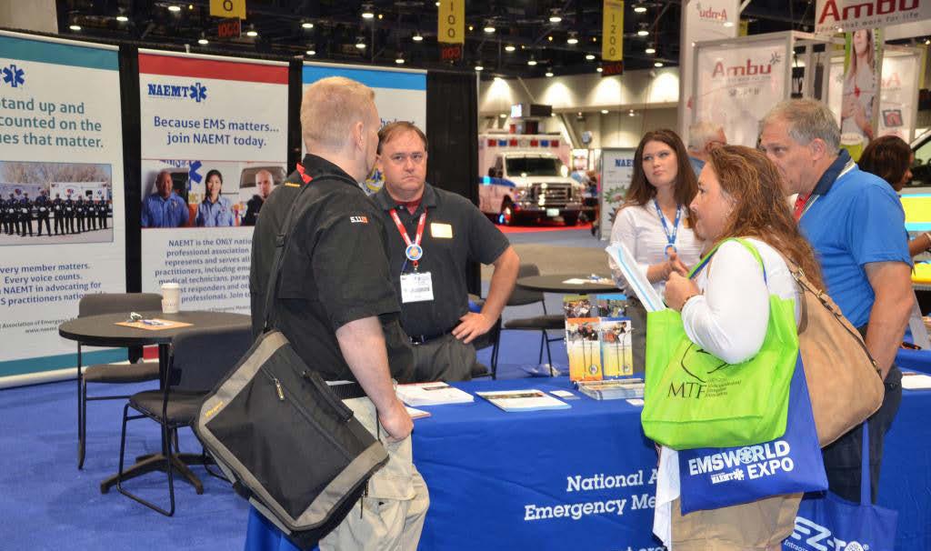 NAEMT Annual Meeting Members lit up Las Vegas in September during the NAEMT