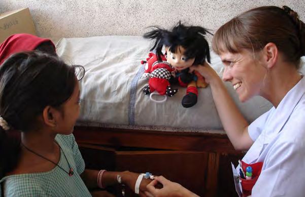 To change this scary experience, toys and balloons are given to the children. An official play therapy ministry was started about 11 years ago, by a missionary nurse, Anne Hoyal.