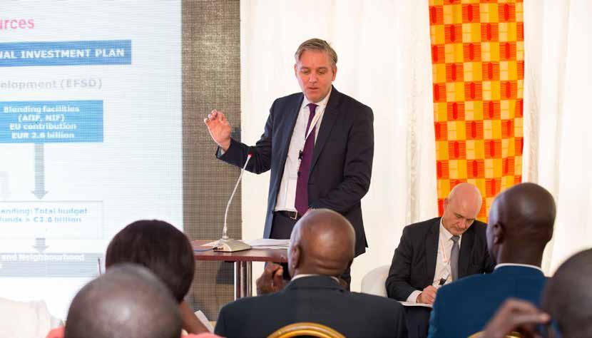 Facilitating Investments in Africa How to Benefit from the External Investment Plan In the question and answer session that followed the presentations, businesses expressed interest in gaining access