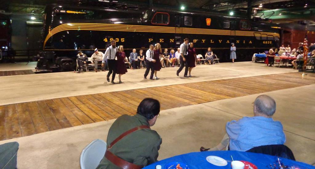 In addition to a great band and great dancing, a local swing dance