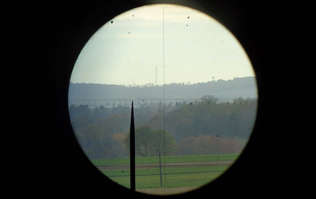Off in the distances, CPL Weaver spots a series of towers as you can see in the